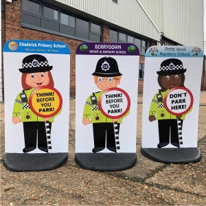 Child Friendly Custom Safety Pavement Signs